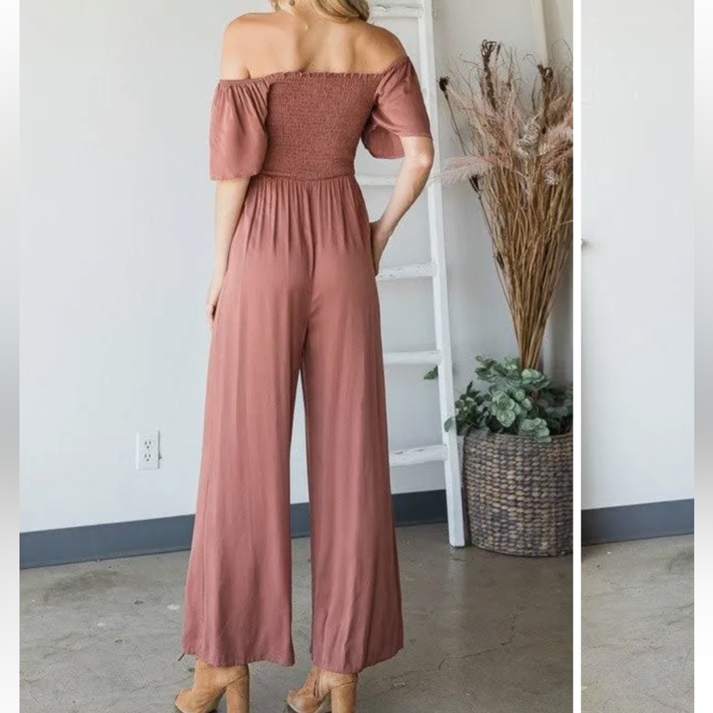 Heyson Smocked Bodice Jumpsuit - Picture 3 of 9